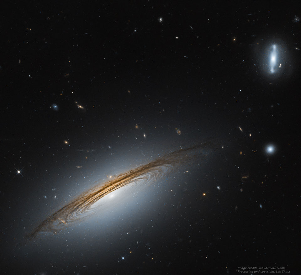 Die Galaxie UGC 12591 weist die schnellste Rotation auf, die wir kennen; Ein Klick auf das Bild lädt die höchstaufgelöste verfügbare Version.