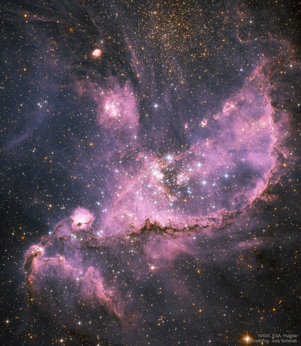 NGC 346 ist eine Sternbildungswolke in der Kleinen Magellanschen Wolke (KMW) im Sternbild Tukan.