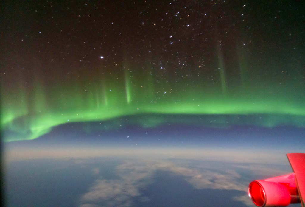 Das Stratosphären-Infrarotobservatorium SOFIA zeigt Südlichter über Neuseeland