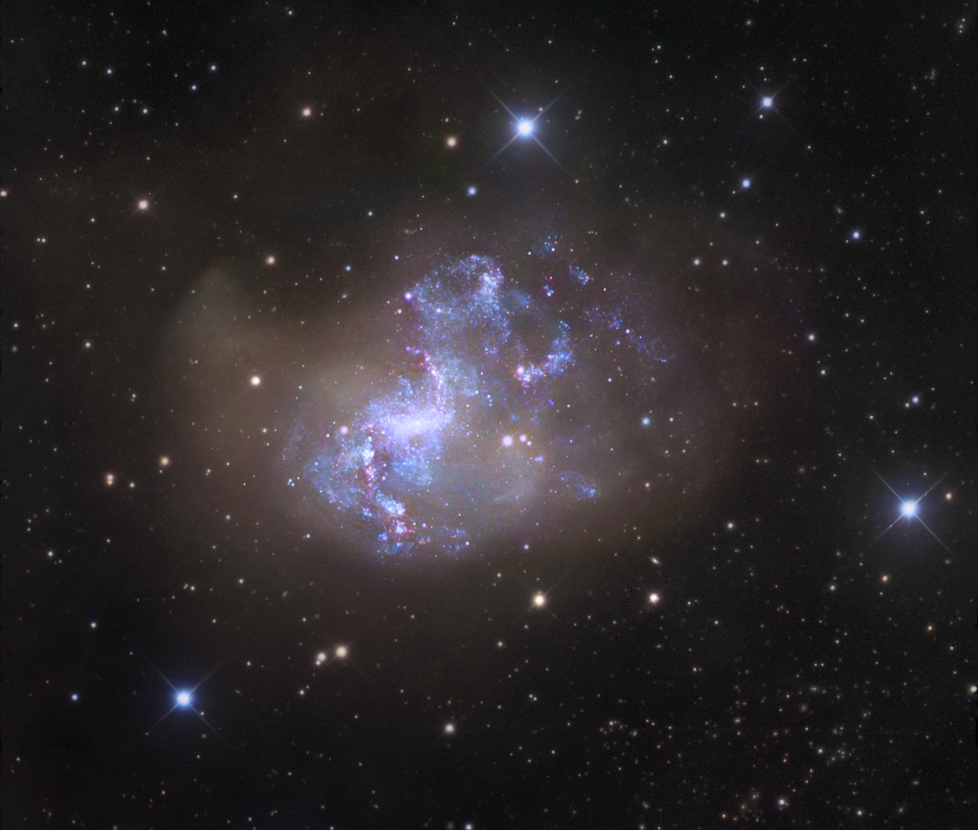Ngc. Галактика NGC 1313. Spiral Galaxy NGC 1313. Галактика со вспышкой звездообразования. Неправильная Галактика NGC 1569.