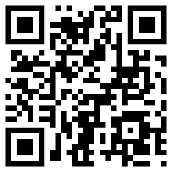 Im Bild ist ein QR-Code abgebildet, der nur von elektronischen Geräten gelesen werden kann.