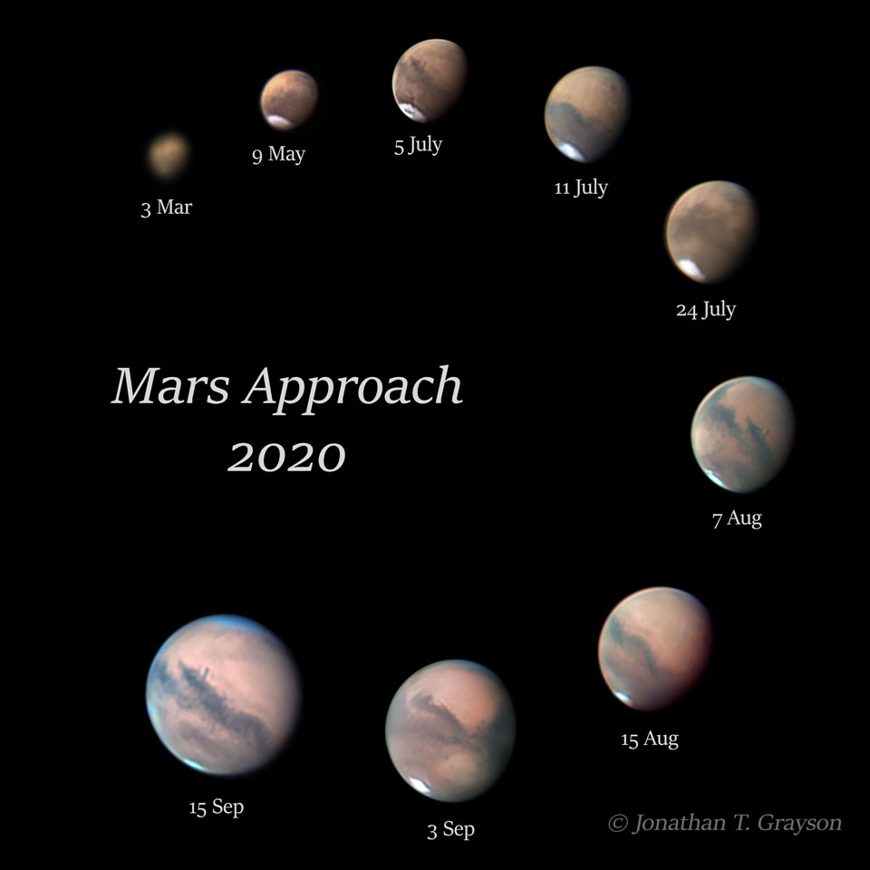 Der Planet Mars nähert sich seiner Opposition.