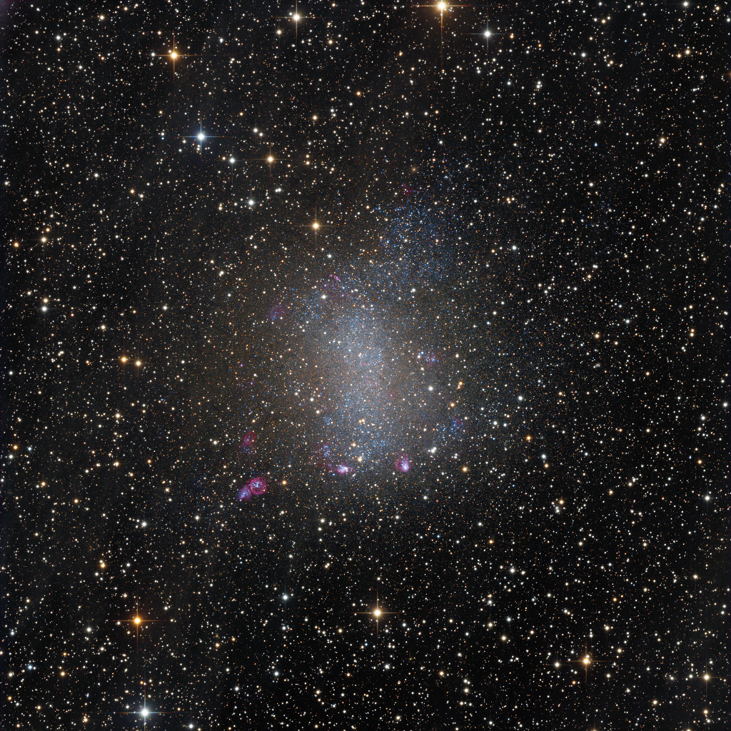Barnards Galaxie NGC 6822 im Sternbild Schütze.
