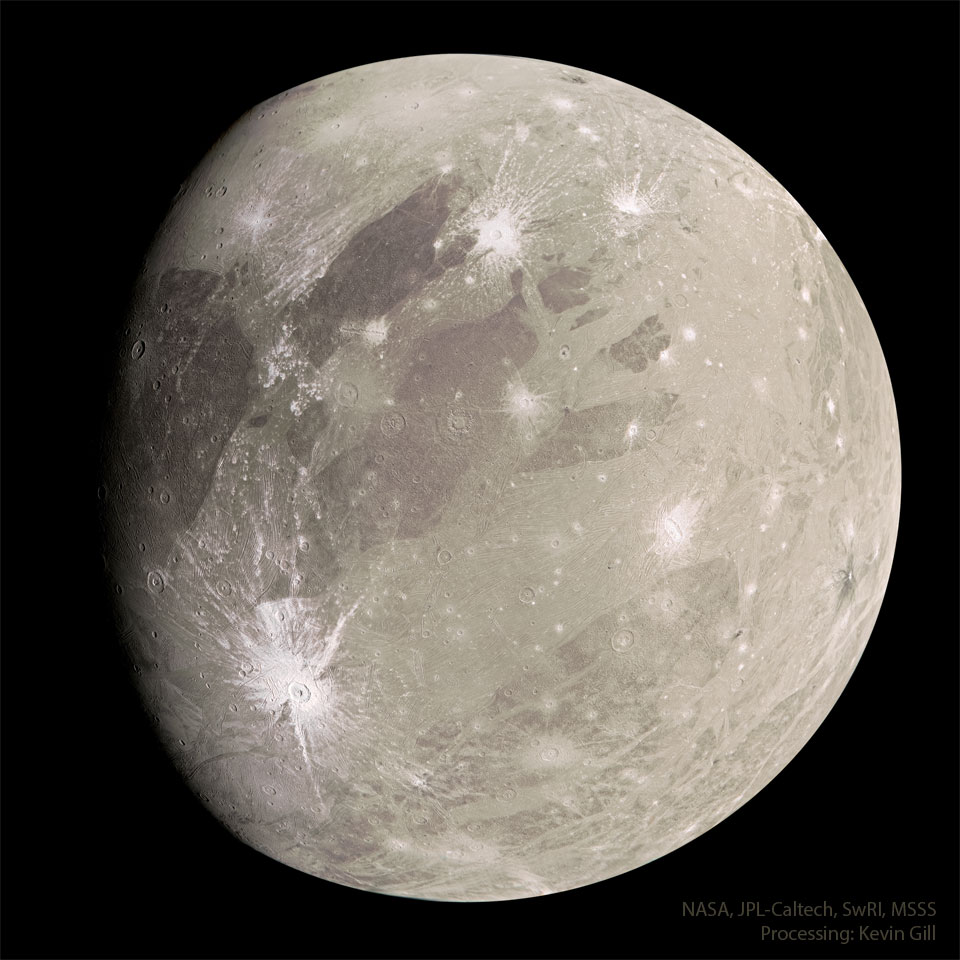 Juno montre Ganymède – image spatiale du jour